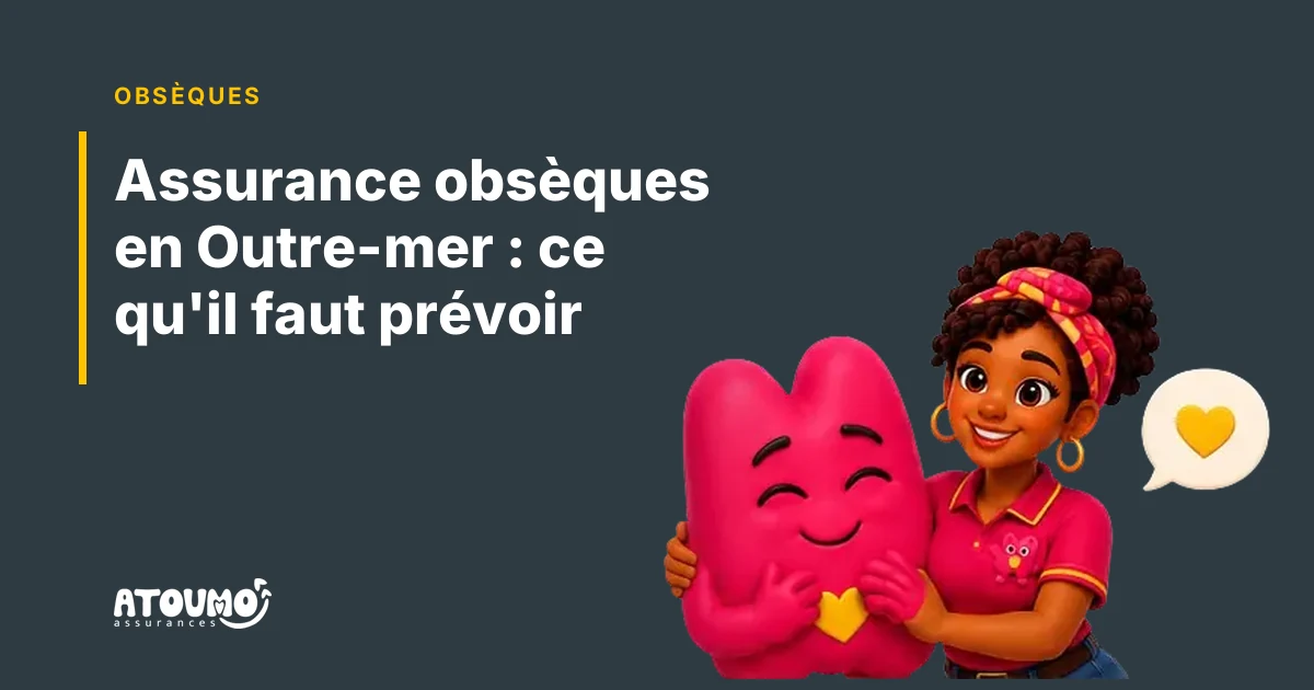 Lina serre Mo dans ses bras — l'assurance obsèques en Outre-mer